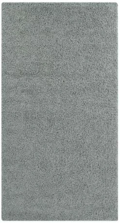 Hochflor-Teppich BASIC TRENDY - grau - 80x150 cm
