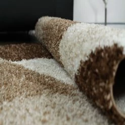 Hochflor-Teppich BASIC TRENDY - braun-beige - 120x170 cm -Heimtextilien Verkäufe 9000820500 04 1600Wx1600H