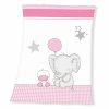 Kinderdecke FYNN ELEFANT - weiß-pink - 75x100 cm -Heimtextilien Verkäufe 9001252200 1600Wx1600H