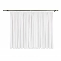 Gardine - weiß - transparent - 450x150cm