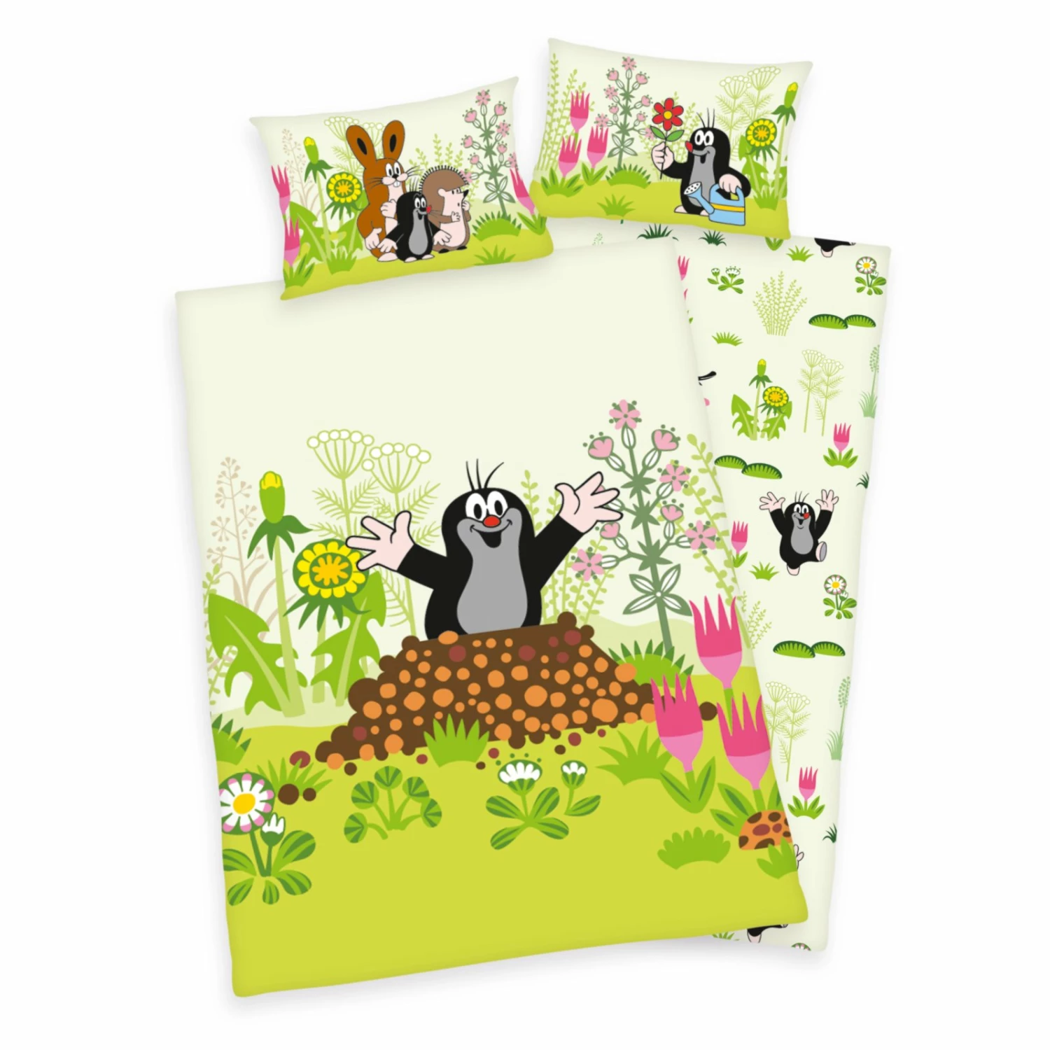 Flanell-Bettwäsche DER KLEINE MAULWURF - 100x135 cm 3 Flanell-Bettwäsche DER KLEINE MAULWURF - 100x135 cm