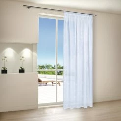 Kräuselgardine - weiß - 140x245 cm 7 Kräuselgardine - weiß - 140x245 cm -Heimtextilien Verkäufe 9001884300 03 1600Wx1600H