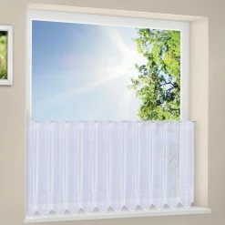 Bistrogardine - weiß - Stickerei - 143x45 cm 5 Bistrogardine - weiß - Stickerei - 143x45 cm -Heimtextilien Verkäufe 9001884900 1600Wx1600H