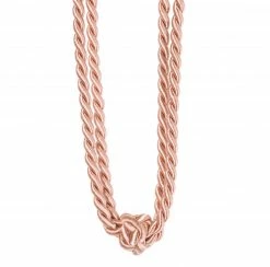 Raffhalter - altrosa - Zierknoten - 60 cm