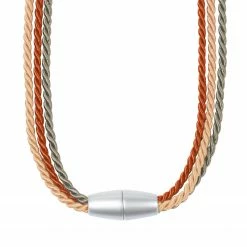 Raffhalter - orange-schlamm-rosé - 65 cm