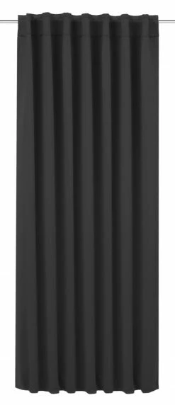 Schlaufenschal - schwarz - 140x245 cm