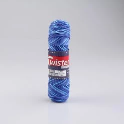 Häkelgarn TWISTER CURLY - blau-royal-marine - 50g