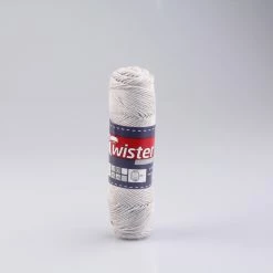 Häkelgarn TWISTER CURLY - silber - 50g