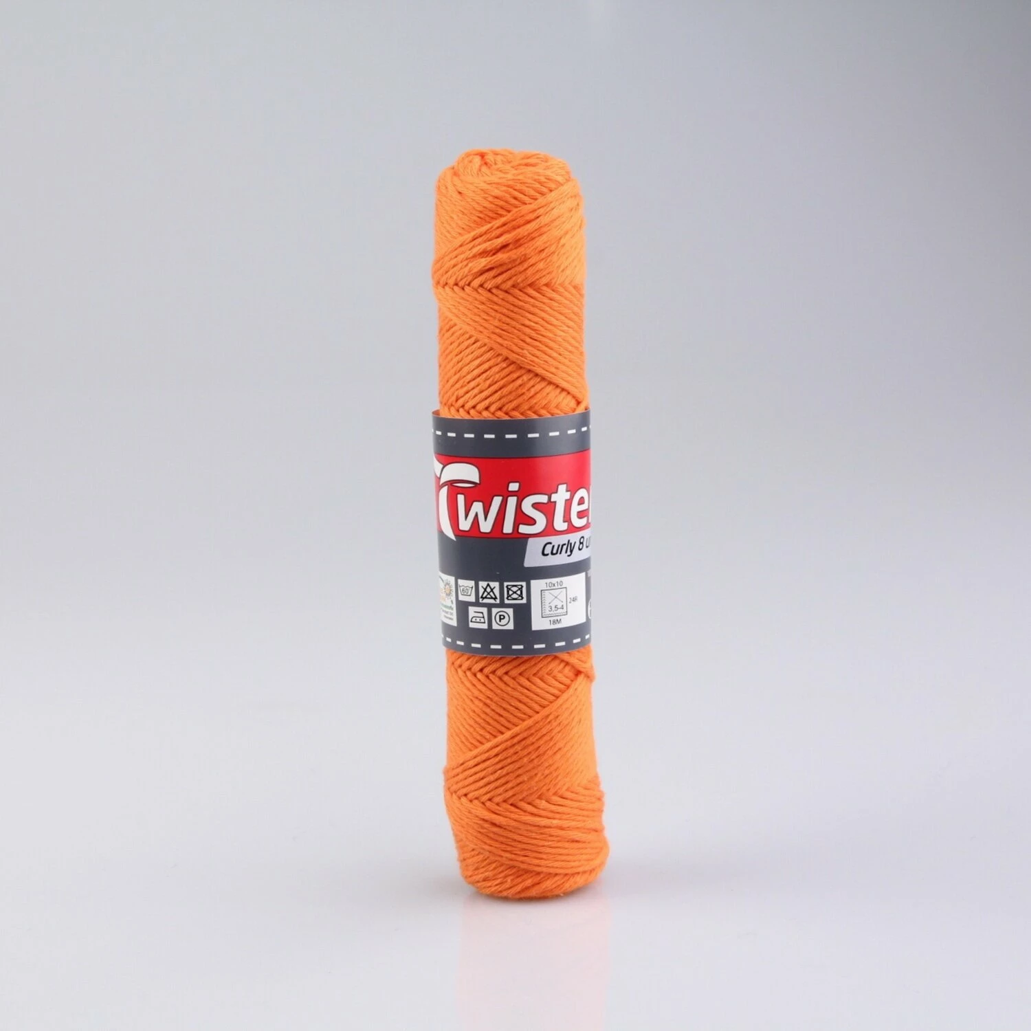 Häkelgarn TWISTER CURLY - orange - 50g 3 Häkelgarn TWISTER CURLY - orange - 50g