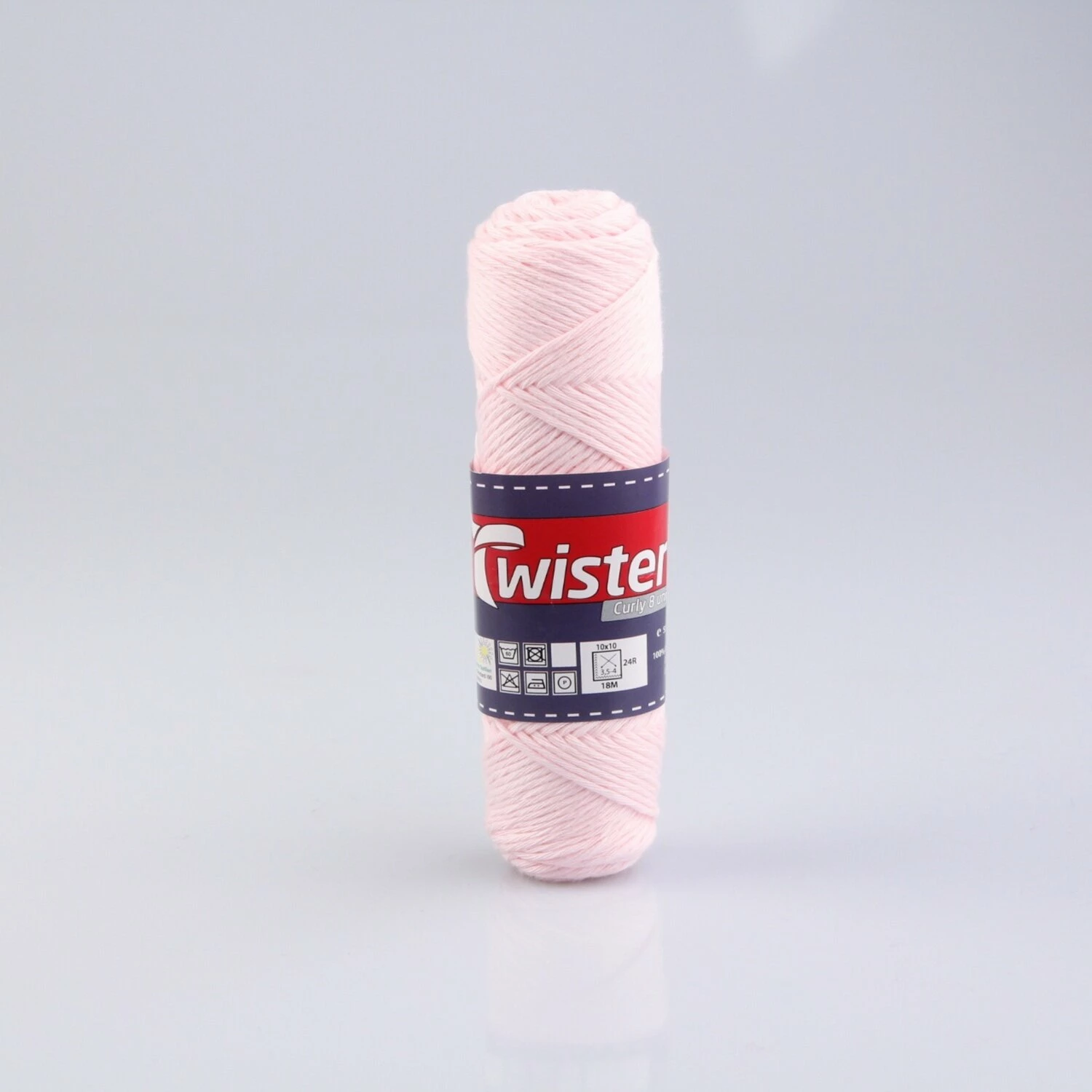 Häkelgarn TWISTER CURLY - rosa - 50g 3 Häkelgarn TWISTER CURLY - rosa - 50g