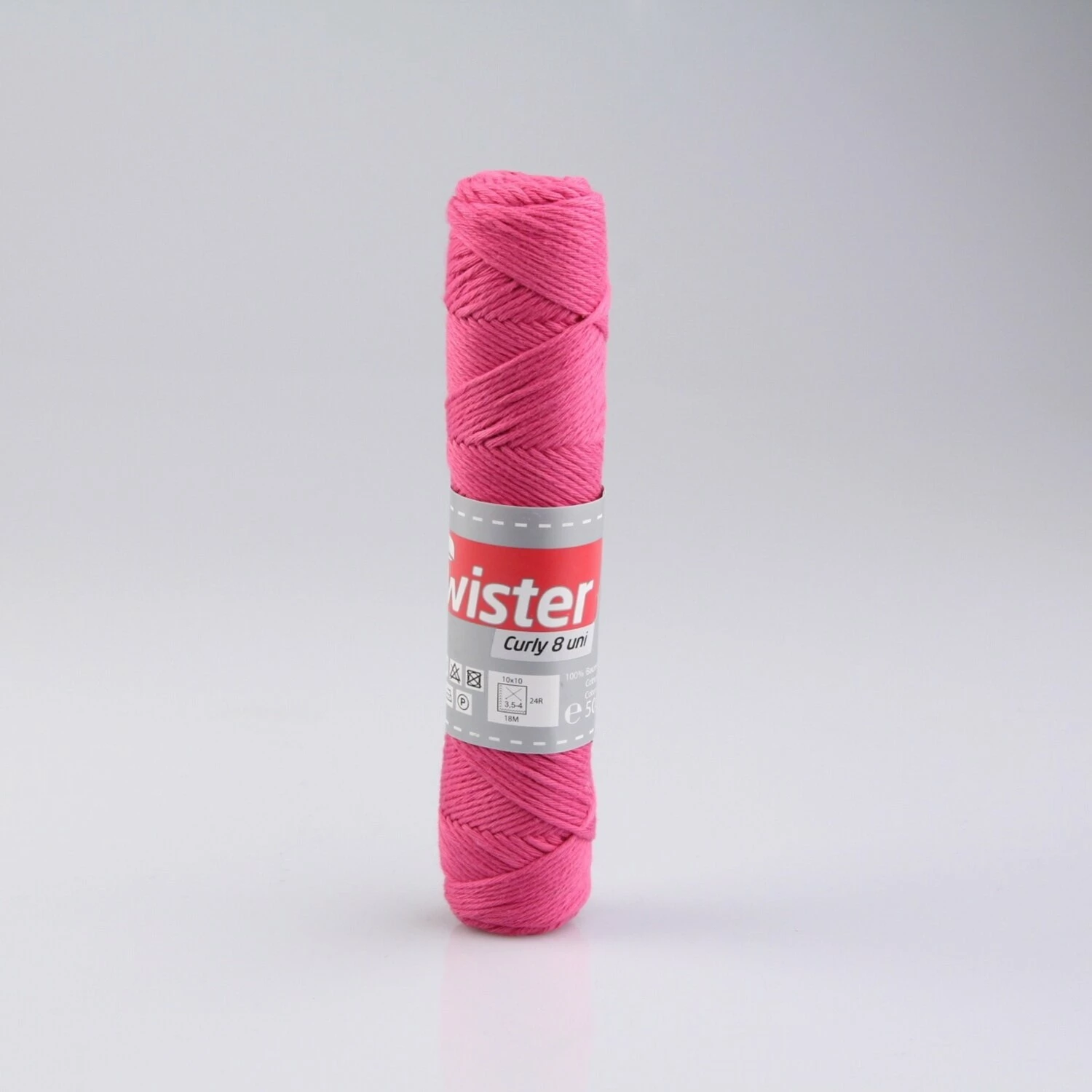 Häkelgarn TWISTER CURLY - dunkelpink - 50g 3 Häkelgarn TWISTER CURLY - dunkelpink - 50g