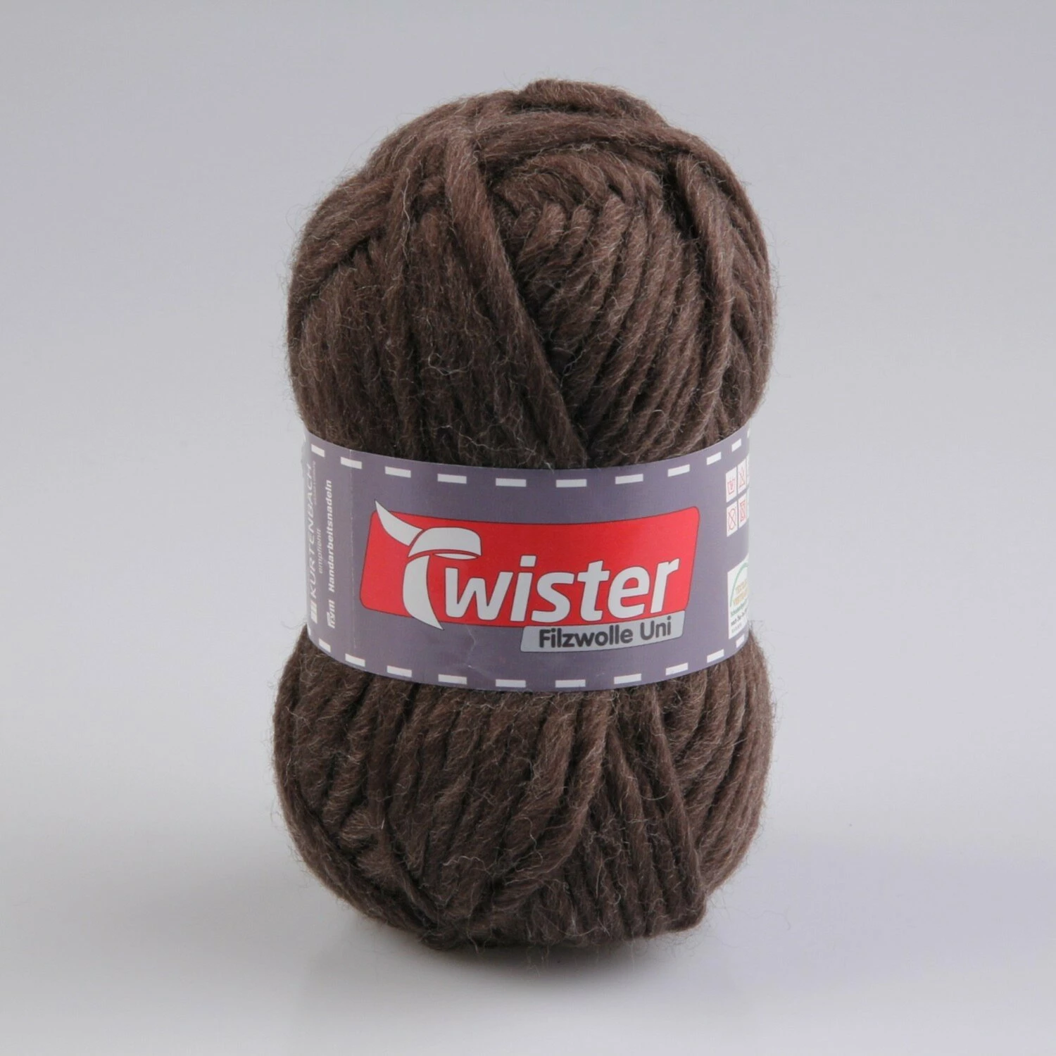 Filzwolle TWISTER - Kaffee - 50 g 3 Filzwolle TWISTER - Kaffee - 50 g
