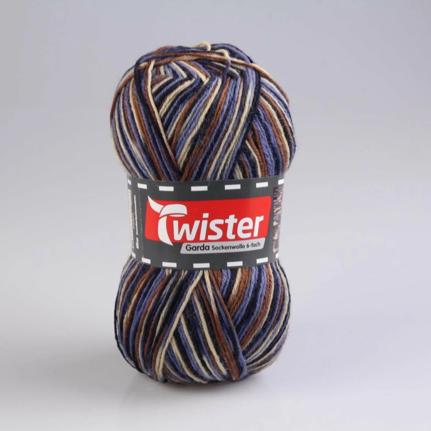 Wolle TWISTER - braun-blau - 150g 3 Wolle TWISTER - braun-blau - 150g