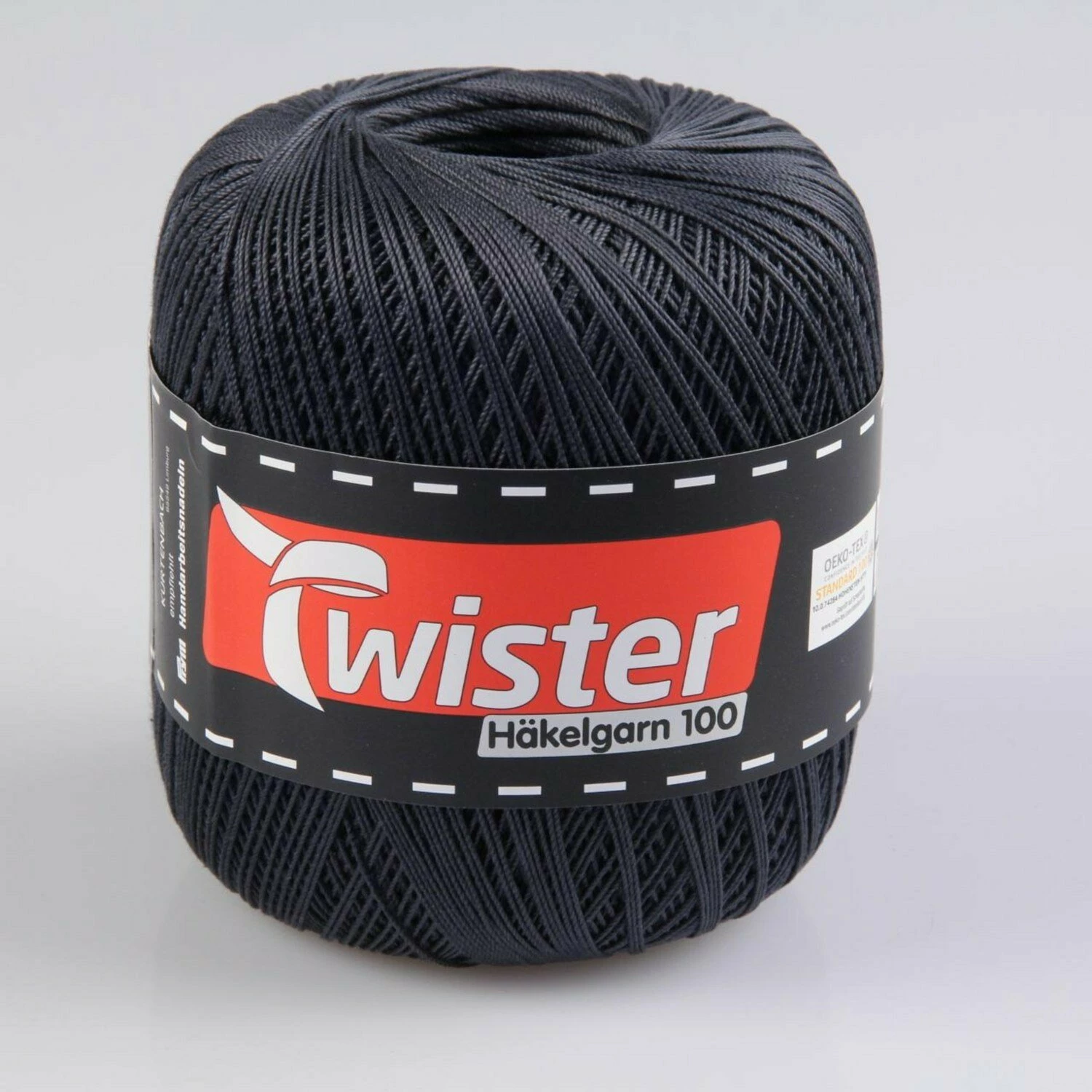 Häkelgarn TWISTER - anthrazit - 100g 3 Häkelgarn TWISTER - anthrazit - 100g