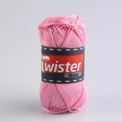 Häkelgarn TWISTER IBIZA - rosa - 50g