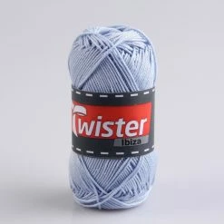 Häkelgarn TWISTER IBIZA - hellblau - 50g