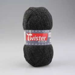 Wolle TWISTER SOX UNI - anthrazit - 100g