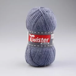 Wolle TWISTER SOX UNI - helljeans - 100g