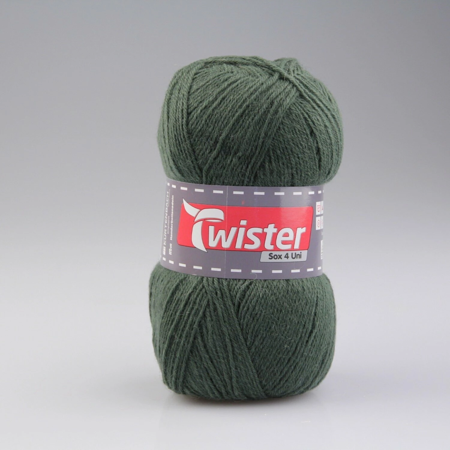 Wolle TWISTER SOX UNI - jägergrün - 100g 3 Wolle TWISTER SOX UNI - jägergrün - 100g