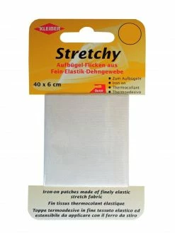 Bügelflicken - weiß - 40x6 cm