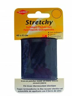 Bügelflicken - dunkelblau - 40x6 cm