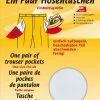 2er-Set Bügeltaschen für Hosen - weiß - je 18,5 x 16 cm -Heimtextilien Verkäufe 9002204300 1600Wx1600H