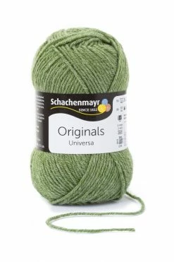 Wolle UNIVERSA - grün melange - 50g