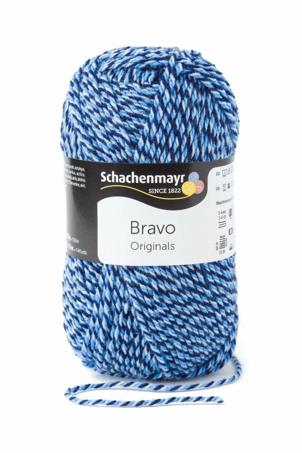 Wolle BRAVO - ocean mouline - 50g 3 Wolle BRAVO - ocean mouline - 50g