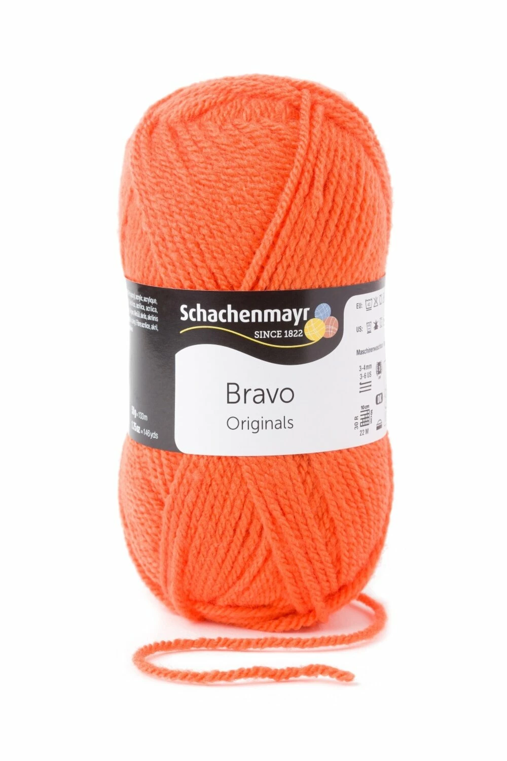 Wolle BRAVO - kürbis - 50g 3 Wolle BRAVO - kürbis - 50g