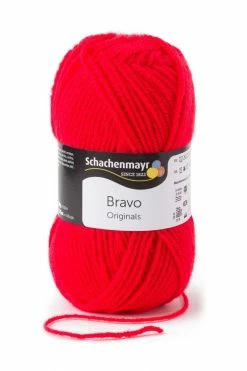 Wolle BRAVO - scarlet - 50g