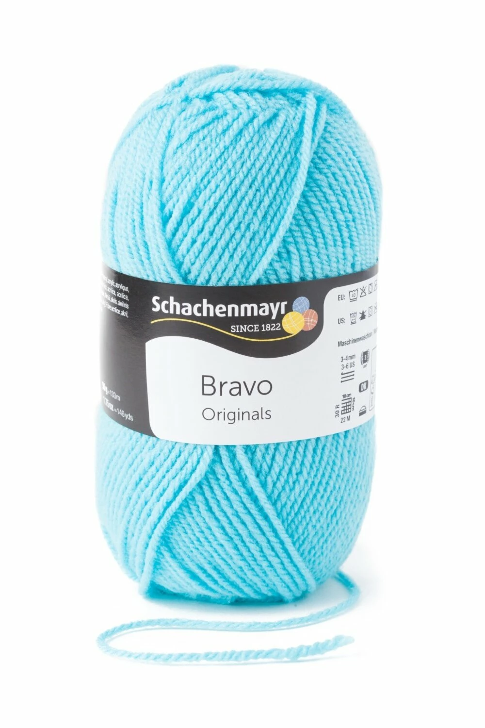 Wolle BRAVO - türkis - 50g 3 Wolle BRAVO - türkis - 50g