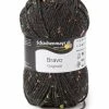 Wolle BRAVO - anthrazit neon tweed - 50g