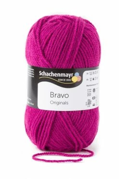 Wolle BRAVO - Himbeere - 50g