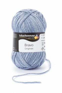 Wolle BRAVO - Wolke-denim - 50g