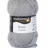Wolle BRAVO - hellgrau-tweed - 50g