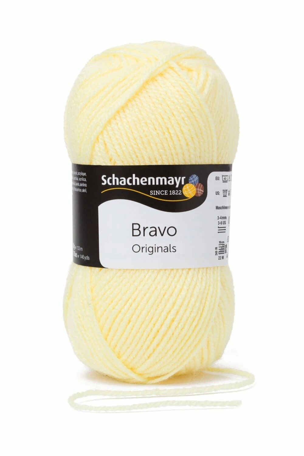 Wolle BRAVO - lemon - 50g 3 Wolle BRAVO - lemon - 50g