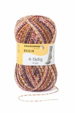 Strumpfwolle REGIA - cardamom-color - 4-fädig - 100g