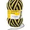 Strumpfwolle REGIA - schwarz-gelb-color - 4-fädig - 100g -Heimtextilien Verkäufe 9002329800 1600Wx1600H