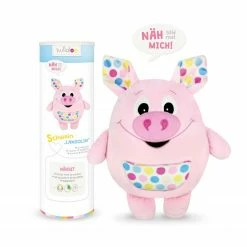 Nähset Kullaloo SCHWEIN LANDOLIN - rosa - mit Material