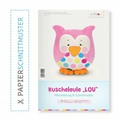 Kullaloo Nähanleitung und Schnittmusterbogen - Kuscheleule LOU