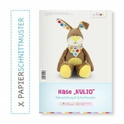 Kullaloo Nähanleitung und Schnittmusterbogen - Kuschelhase KULIO