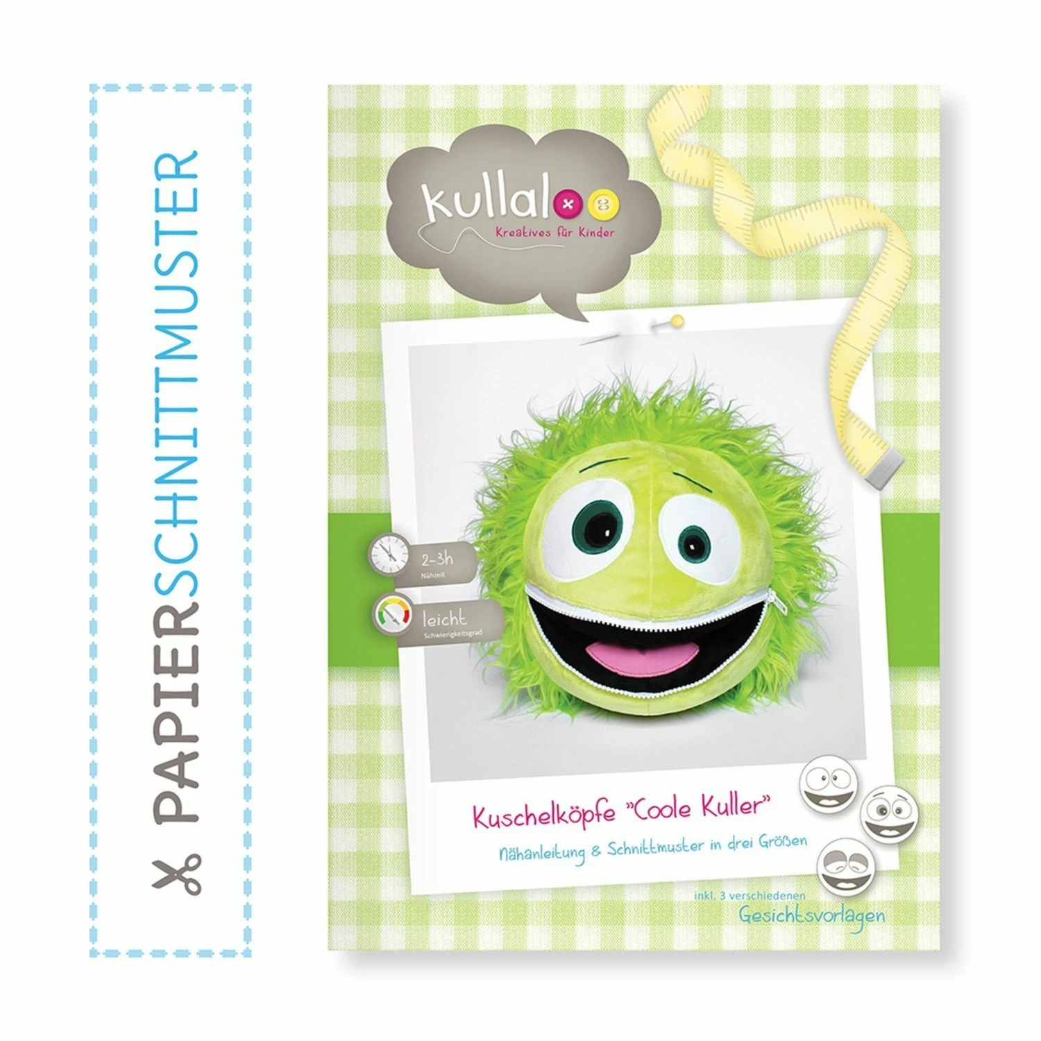 Kullaloo Nähanleitung und Schnittmusterbogen - Kuschelköpfe COOLE KULLER 3 Kullaloo Nähanleitung und Schnittmusterbogen - Kuschelköpfe COOLE KULLER