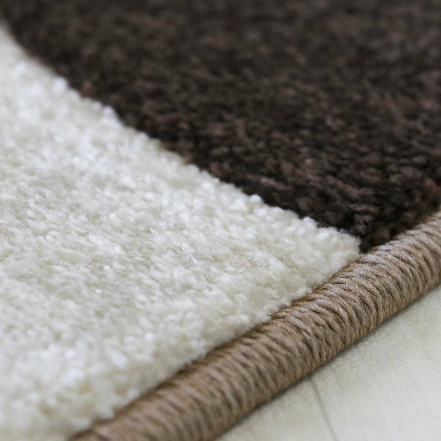 Teppich - beige - 3D-Effekt - 120x170 cm 4 Teppich - beige - 3D-Effekt - 120x170 cm – Bild 2