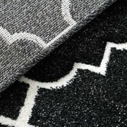 Kurzflor-Teppich - schwarz - 80x150 cm -Heimtextilien Verkäufe 9002840600 03 1600Wx1600H