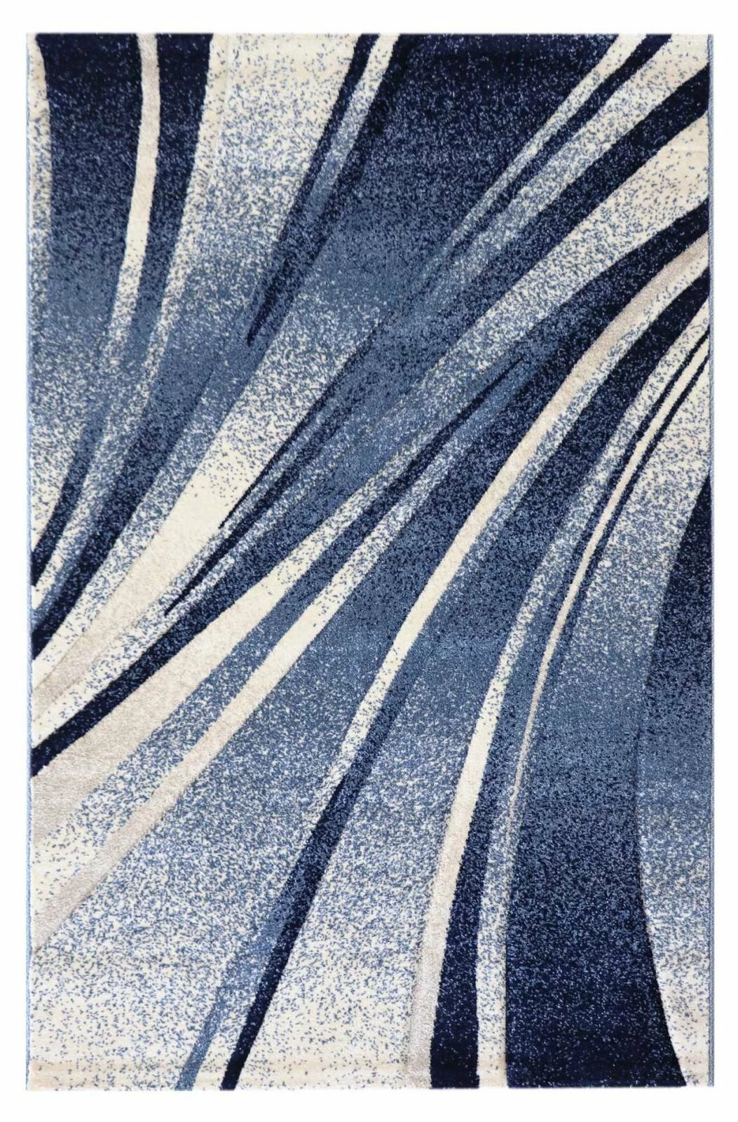 Kurzflor-Teppich - blau - 80x150 cm 3 Kurzflor-Teppich - blau - 80x150 cm