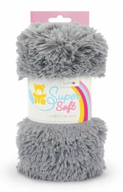 Kullaloo Plüsch SKAGGY - silber-grau - 20 mm Flor