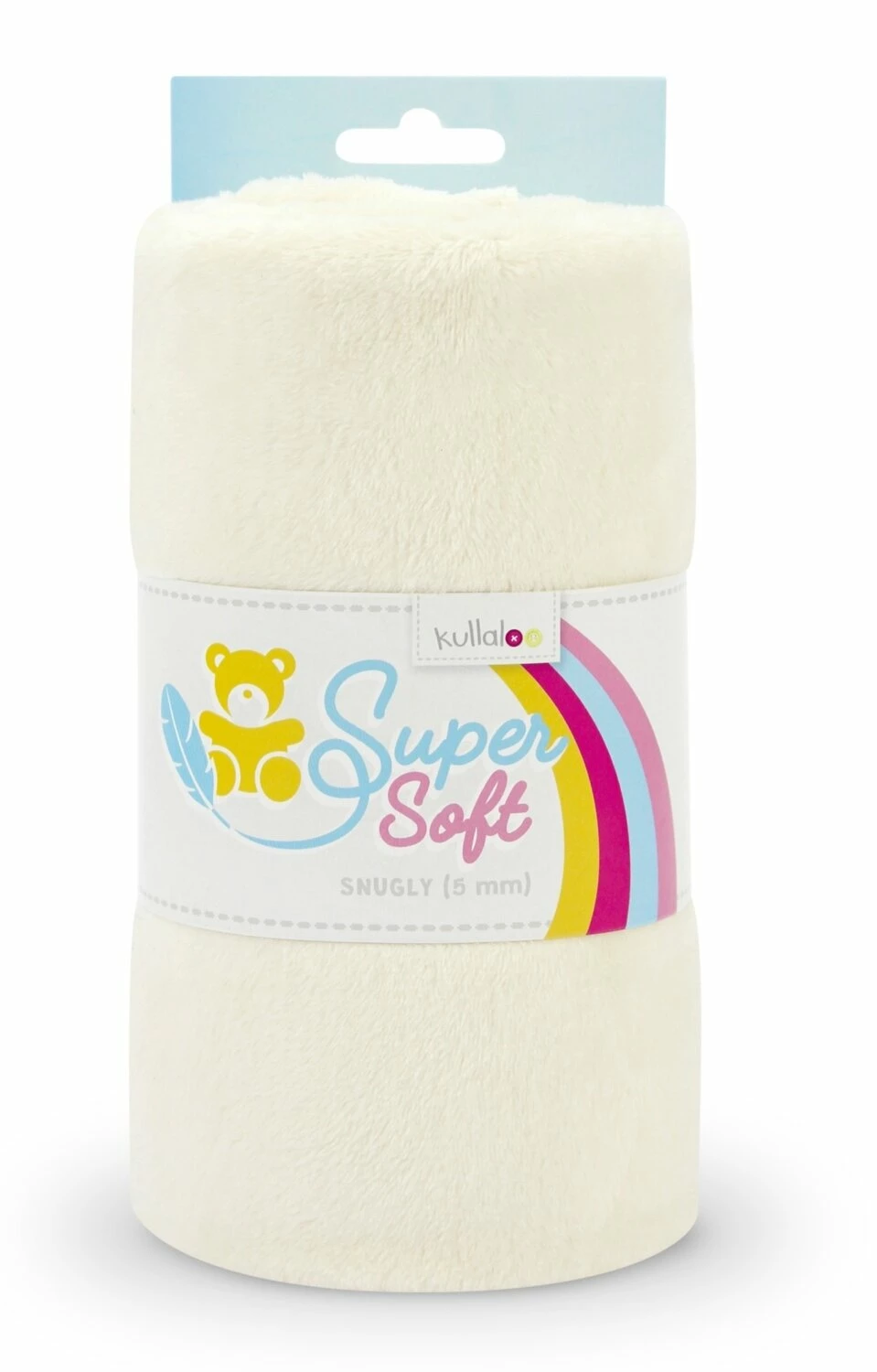 Kullaloo Plüsch SNUGLY - wollweiß - 5 mm Flor 3 Kullaloo Plüsch SNUGLY - wollweiß - 5 mm Flor