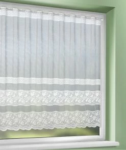 Gardine - weiß - Floral - 150x120 cm -Heimtextilien Verkäufe 9003164800 02 1600Wx1600H