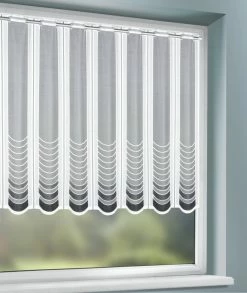 Gardine - weiß-grau - Streifen - 145x75 cm 5 Gardine - weiß-grau - Streifen - 145x75 cm -Heimtextilien Verkäufe 9003164900 02 1600Wx1600H