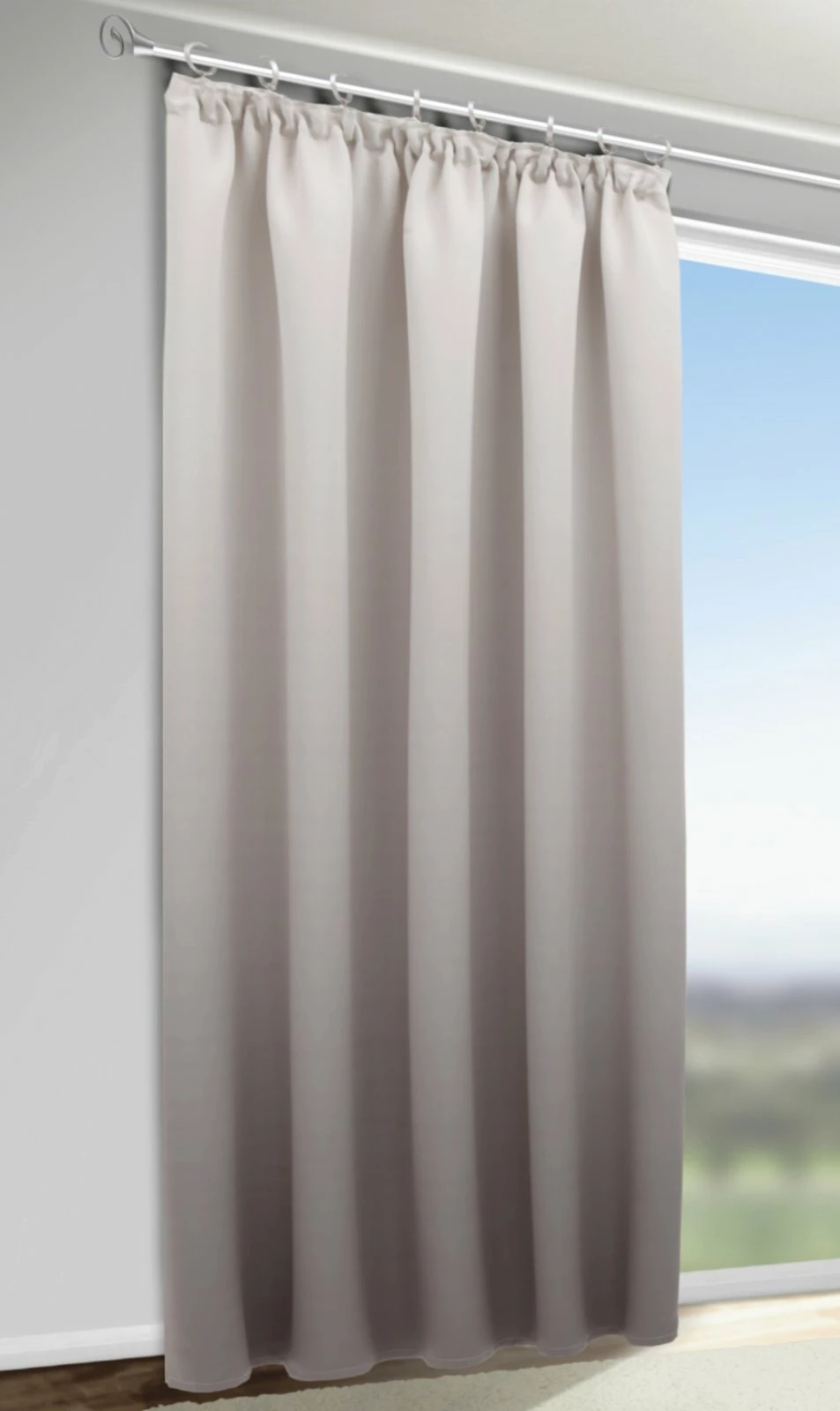 Fertigschal - taupe - 135x245 cm 4 Fertigschal - taupe - 135x245 cm – Bild 2